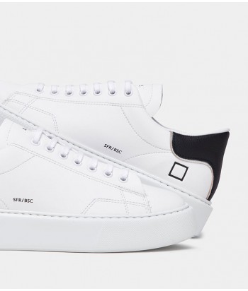 D.A.T.E art. SFERA CALF WHITE BLACK – La Griffe calzature