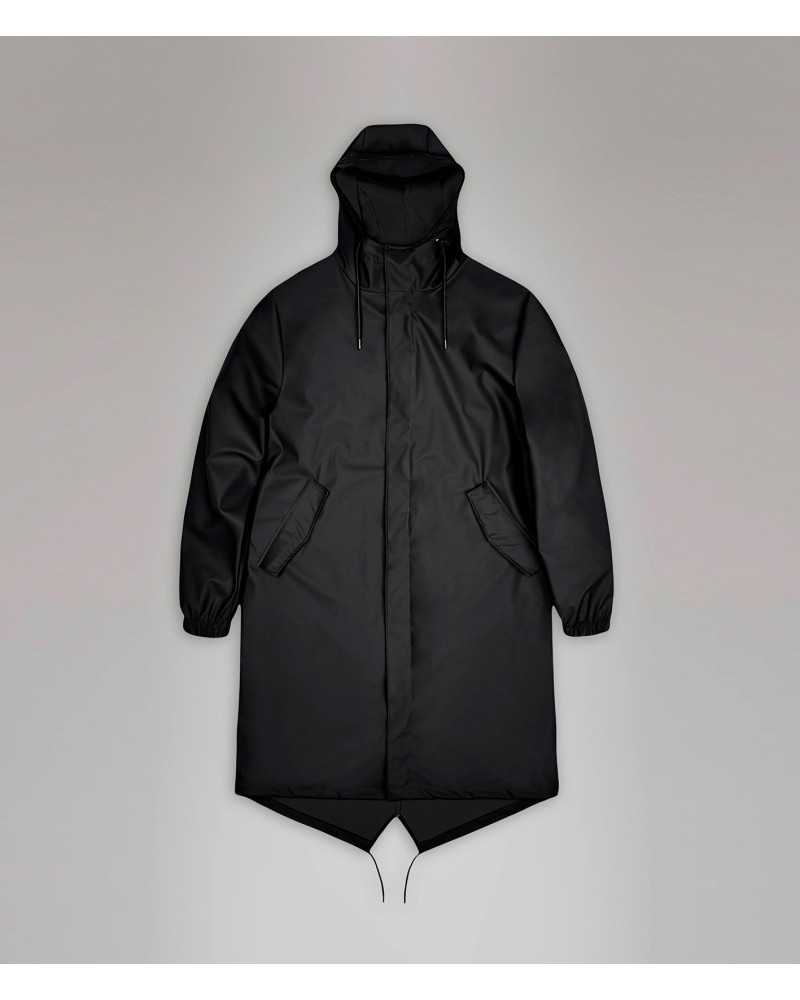 Rains Fishtail Parka Black | RAINS - Shop Online at Sune