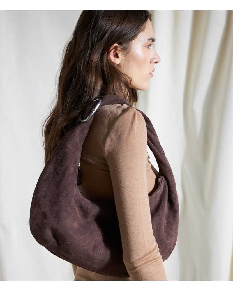 Becksondergaard Suede Small Bag Brown | BECKSÖNDERGAARD - Acheter en ligne chez Sune