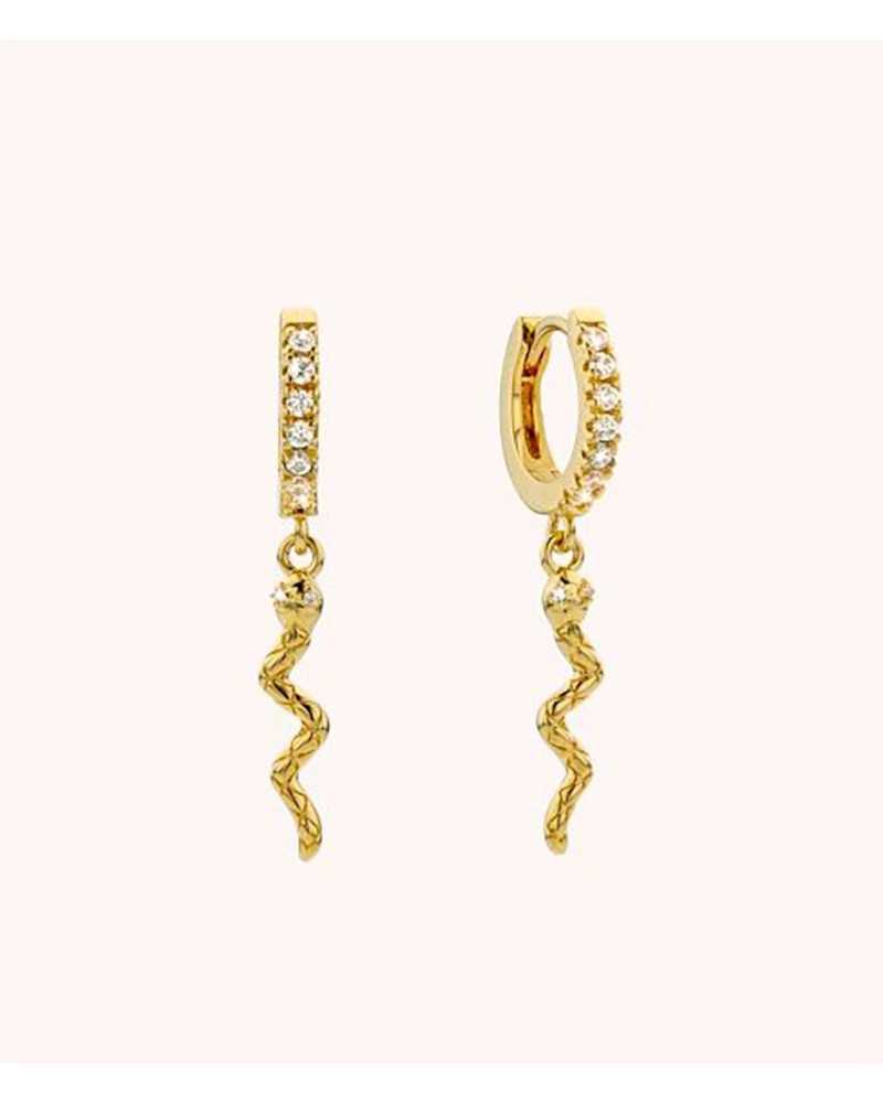Mya Bay Little Snake Earrings Or | MYA BAY - Shop Online at Sune