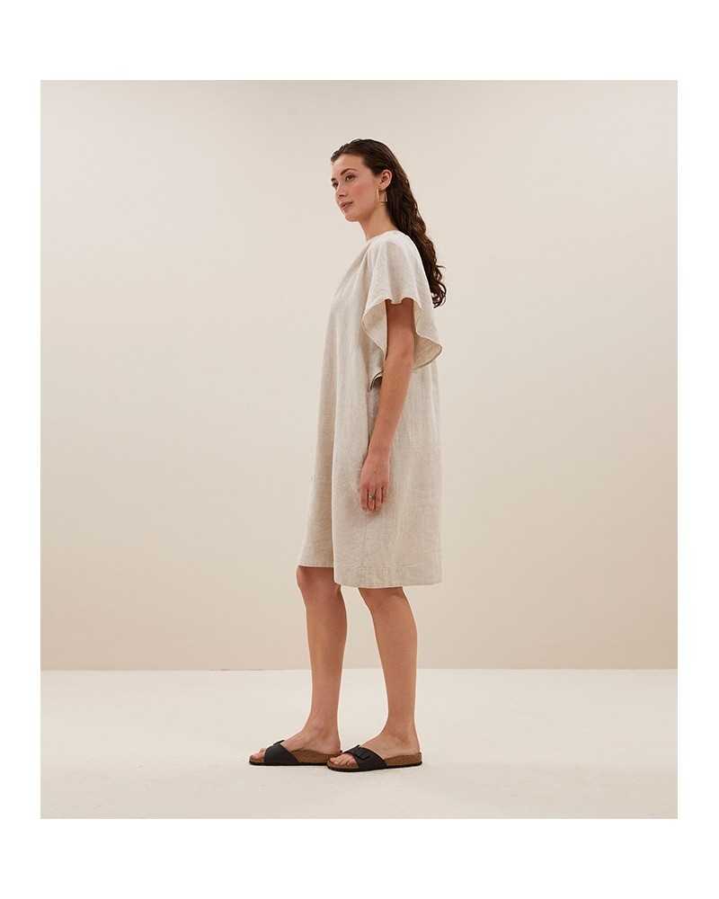 By-bar Vina Dress Linen | BY BAR - Shop Online at Sune