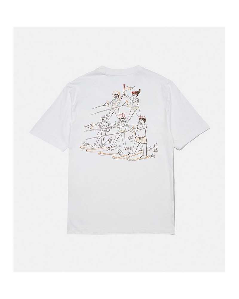 Edmmond Acrobatics Water Tee White | EDMMOND STUDIOS - Acheter en ligne chez Sune