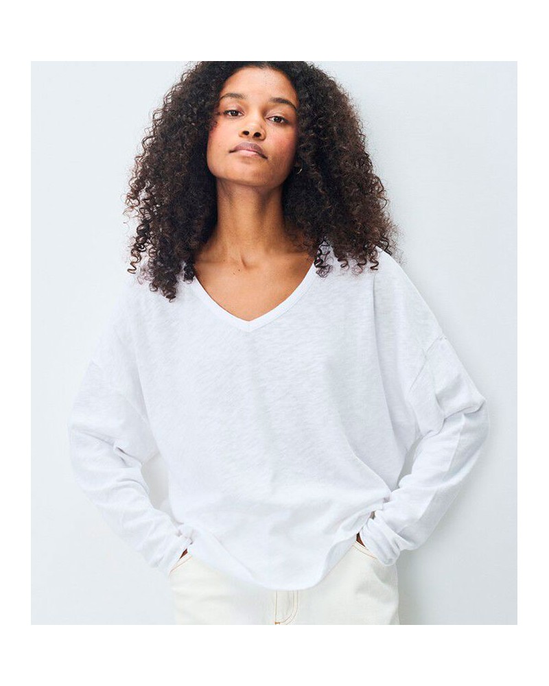 American Vintage Sonoma Long Tee White | AMERICAN VINTAGE - Compra Online en Sune
