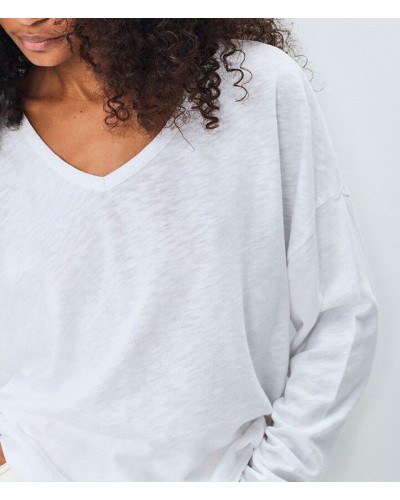 American Vintage Sonoma Long Tee White | AMERICAN VINTAGE - Compra Online en Sune
