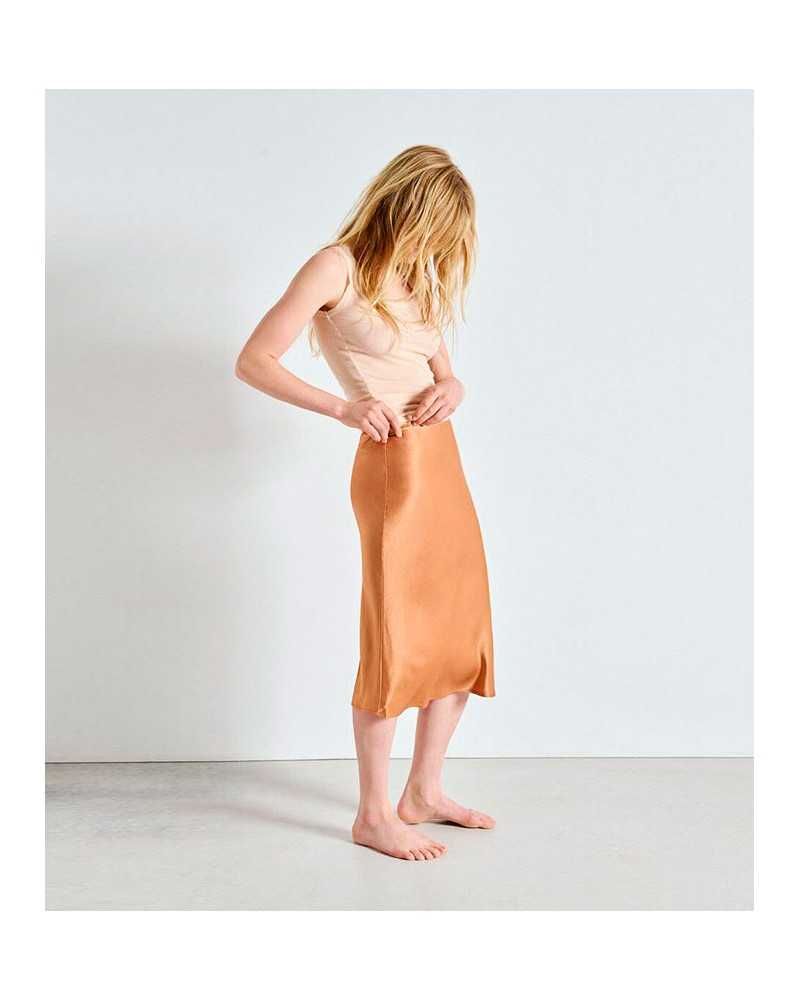 American Vintage Voogy Skirt Cocoa | AMERICAN VINTAGE - Shop Online at Sune