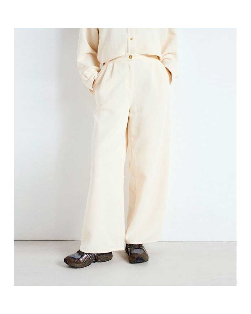 American Vintage Afaz Pants Ecru | AMERICAN VINTAGE - Acheter en ligne chez Sune