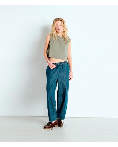 American Vintage Ouky Tee Vert Grey | AMERICAN VINTAGE - Compra Online en Sune