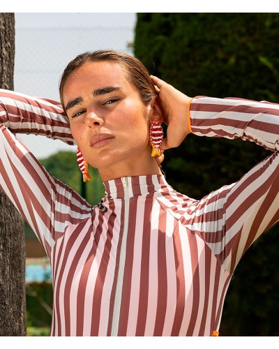 VÃ¤n Metis Swimwear Stripes Brown | VÃN SWIM - Compra Online en Sune