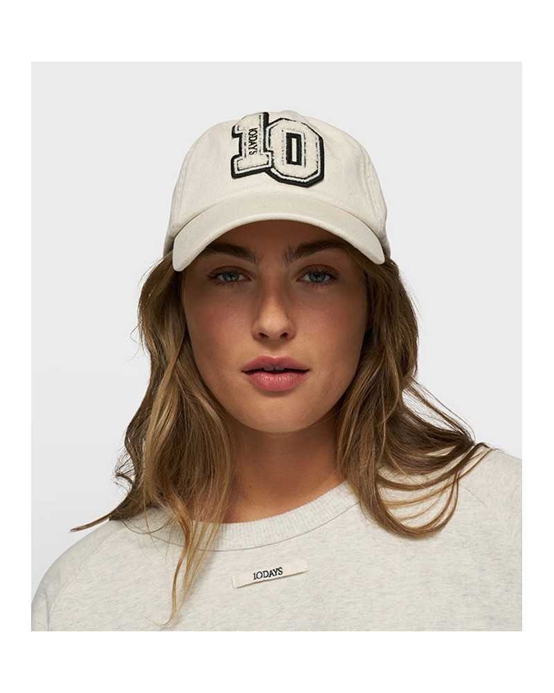 10 Days Baseball Cap Ecru | 10 DAYS - Shop Online at Sune