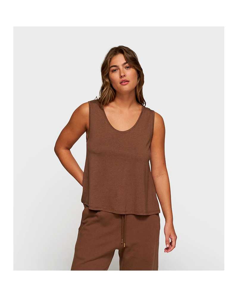 10 Days Tank Top Brown | 10 DAYS - Shop Online at Sune