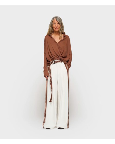 10 Days Wrap Blouse Camel