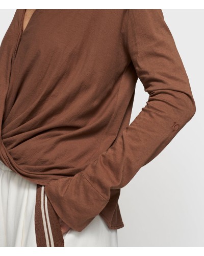 10 Days Wrap Blouse Camel