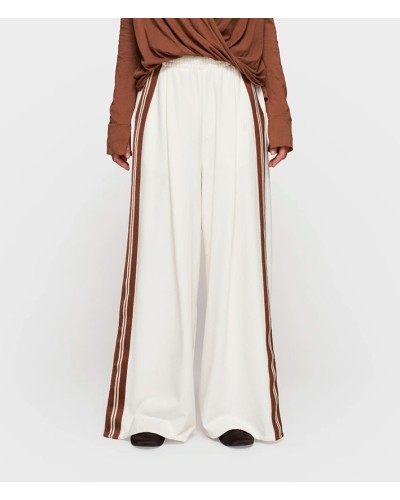 10 Days Wide Pants Tape White