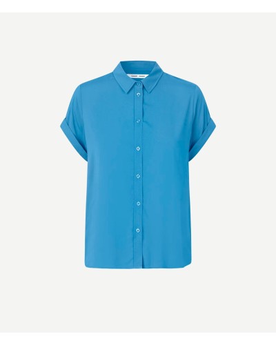 Samsoe Samsoe Majan Shirt Blue Jasper