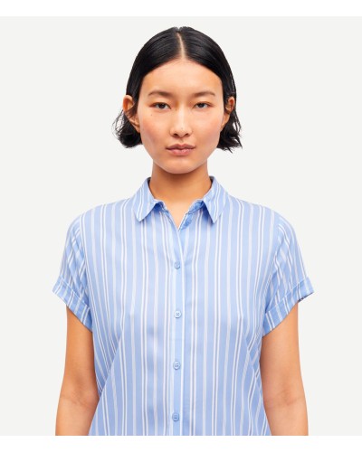 Samsoe Samsoe Majan Shirt Blue Stripe