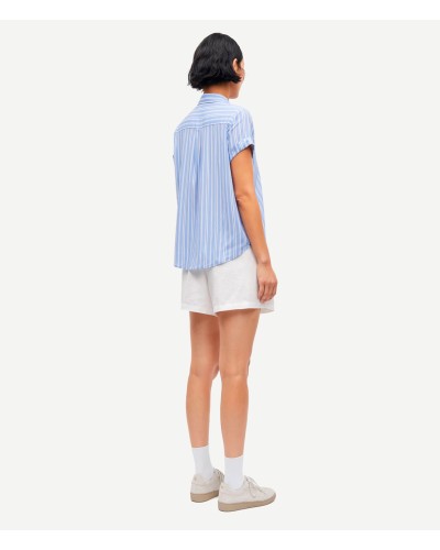Samsoe Samsoe Majan Shirt Blue Stripe
