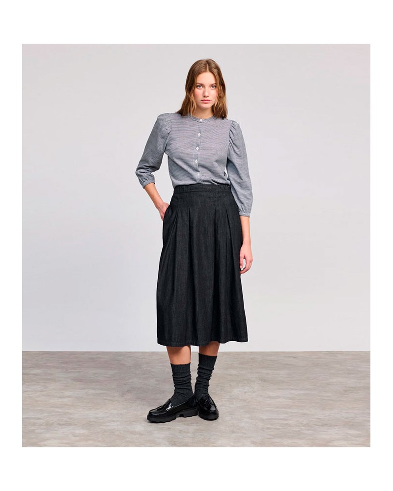 Beatriz Furest Collage Skirt Dark