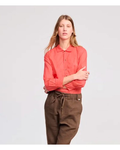 Beatriz Furest Macarena Shirt Coral