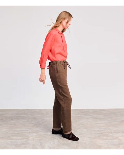 Beatriz Furest Macarena Shirt Coral