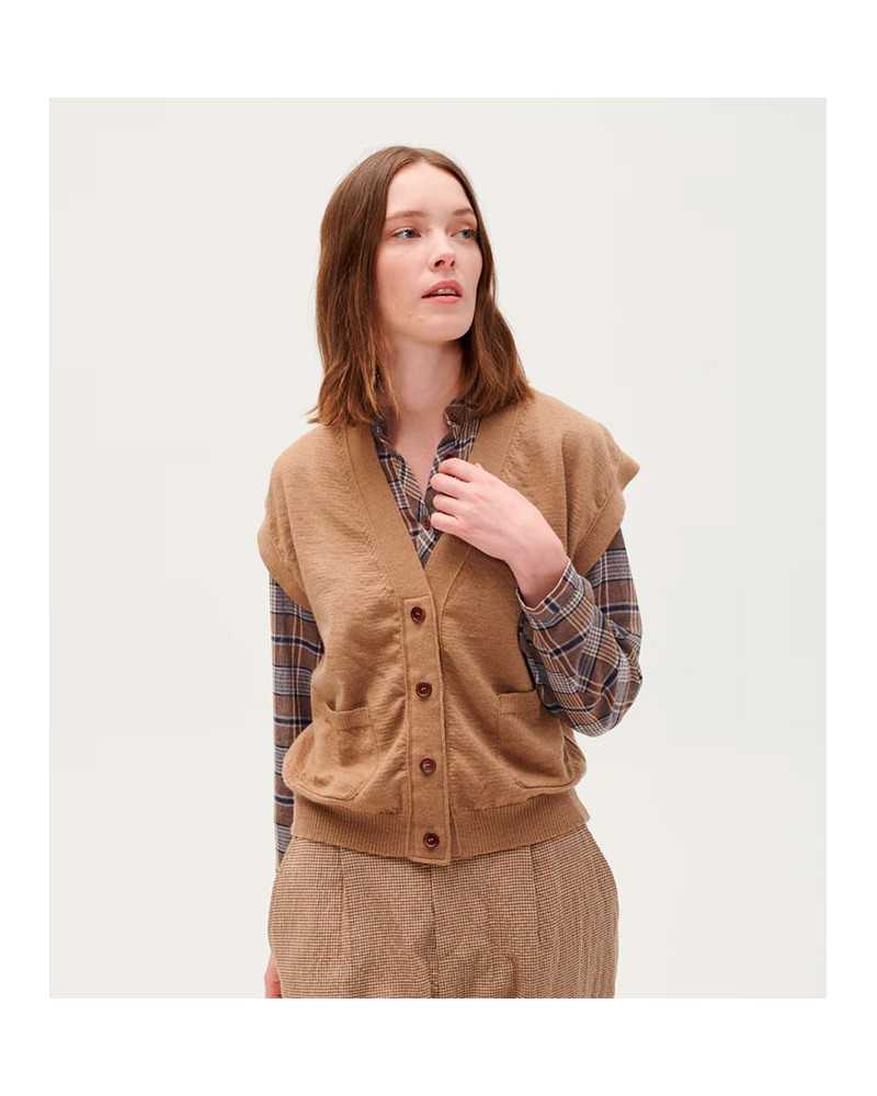 Beatriz Furest Thinker Bell Vest Camel | BEATRIZ FUREST - Compra Online en Sune