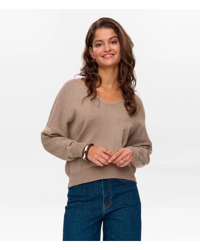 Numph Numilray Sweater Brown
