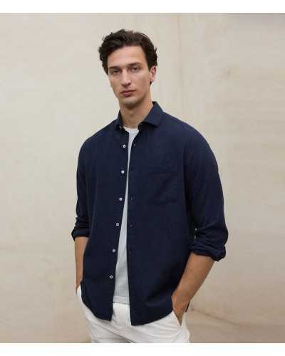 Ecoalf Felipe Shirt Navy Melange