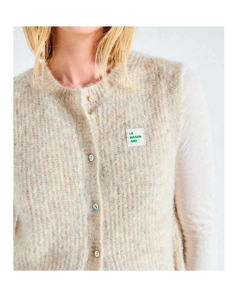 American Vintage East Vest Ecru | AMERICAN VINTAGE - Shop Online at Sune