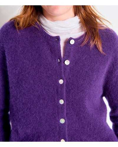 American Vintage Vito Cardigan Aubergine | AMERICAN VINTAGE - Compra Online en Sune