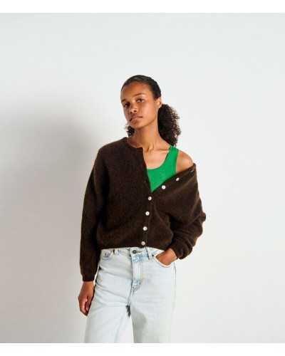 American Vintage Vito Cardigan Cafe