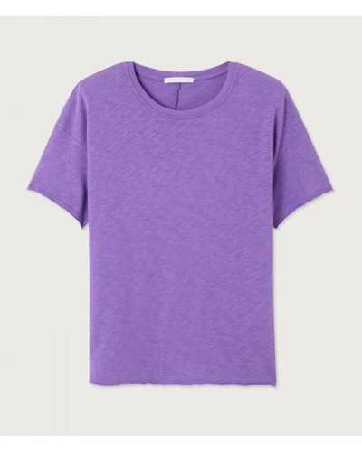 American Vintage Son Tshirt Purple | AMERICAN VINTAGE - Shop Online at Sune