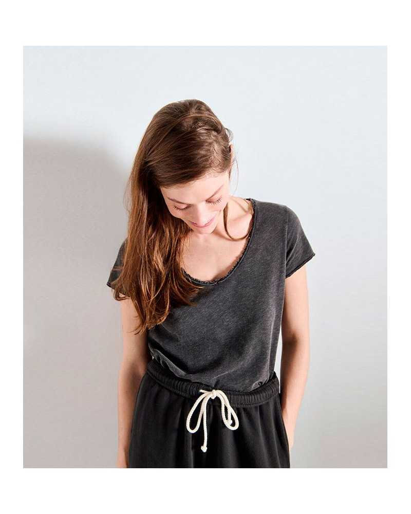 American Vintage Son Tshirt Black | AMERICAN VINTAGE - Shop Online at Sune