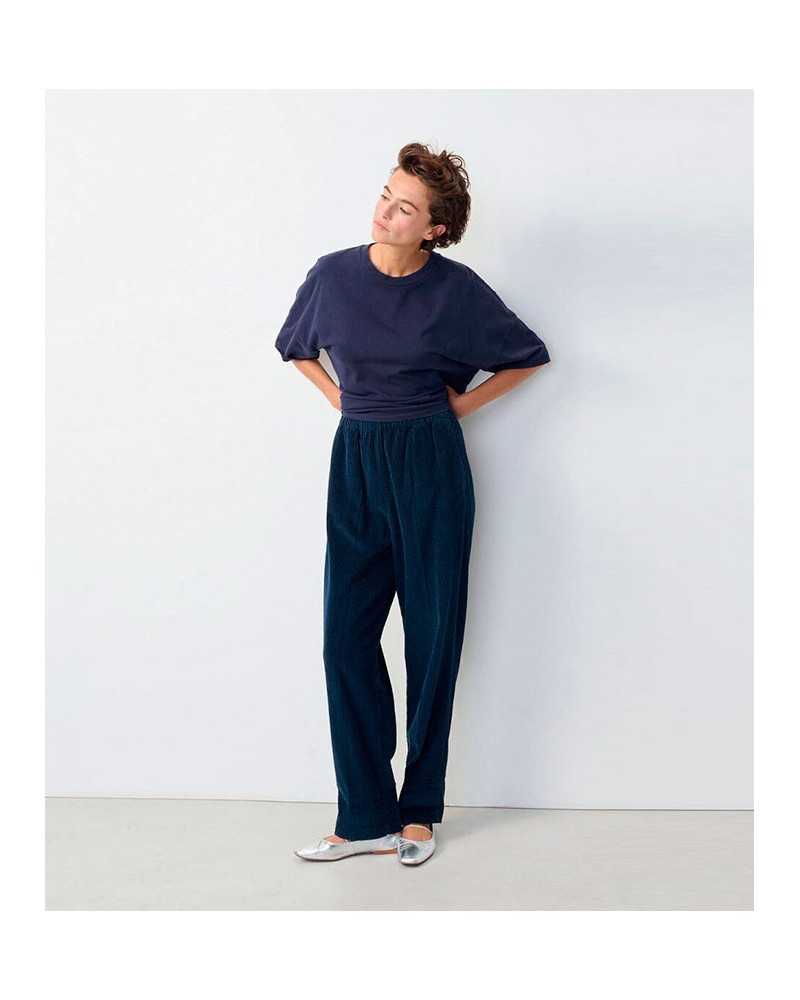 American Vintage Pado Pants Navy | AMERICAN VINTAGE - Shop Online at Sune
