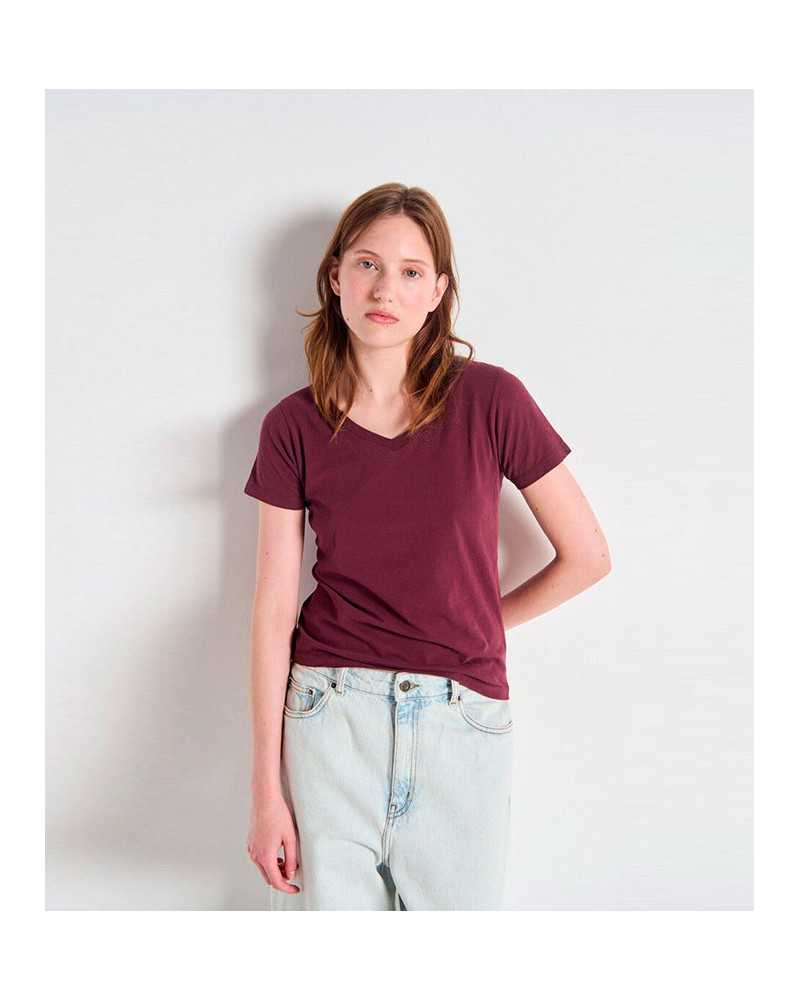 American Vintage Gami Tshirt Acajou | AMERICAN VINTAGE - Shop Online at Sune