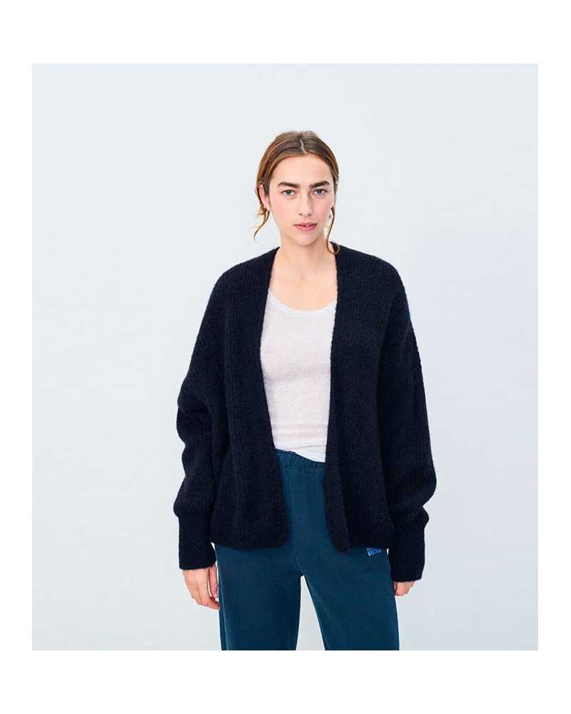 American Vintage East Cardigan Navy | AMERICAN VINTAGE - Acheter en ligne chez Sune