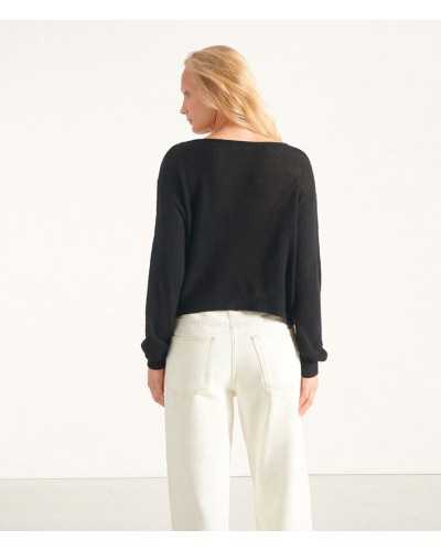 American Vintage Dum Jersey Noir | AMERICAN VINTAGE - Shop Online at Sune