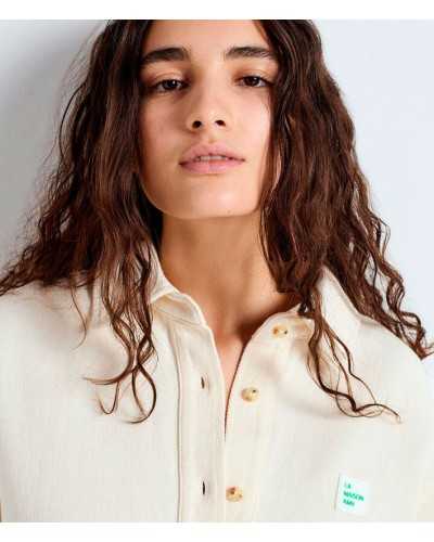 American Vintage Afa Overshirt Ecru