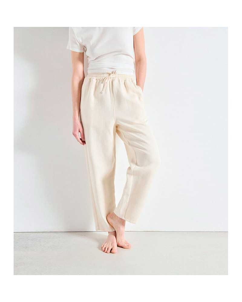 American Vintage Afa Jogger Ecru | AMERICAN VINTAGE - Shop Online at Sune