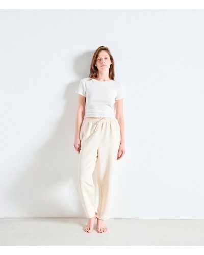 American Vintage Afa Jogger Ecru | AMERICAN VINTAGE - Shop Online at Sune