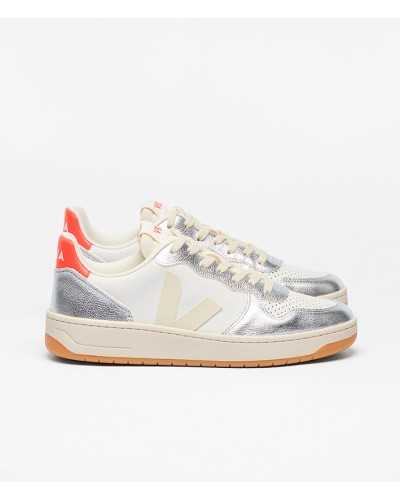Veja V-10 White Pierre Silver | VEJA - Compra Online en Sune