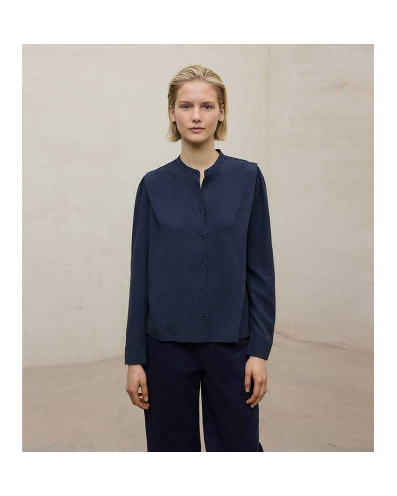 Ecoalf Eva Shirt Deep Navy | ECOALF - Shop Online at Sune