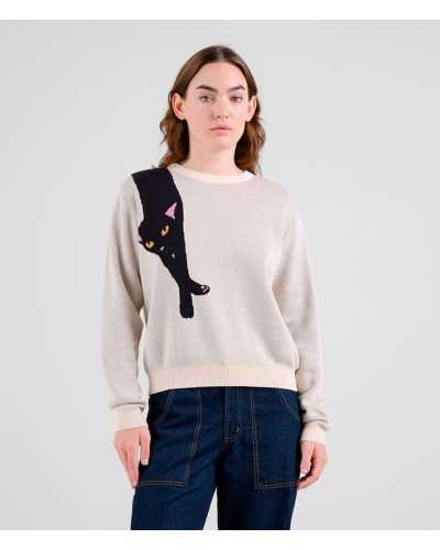 Dedicated Long Cat Sweater Ecru