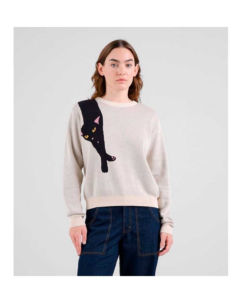 Dedicated Long Cat Sweater Ecru