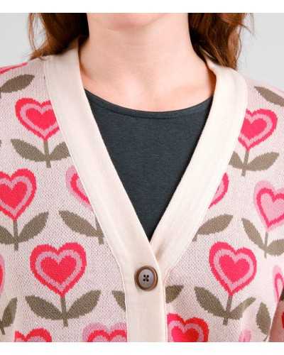 Dedicated Love Cardigan Flowers