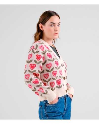 Dedicated Love Cardigan Flowers