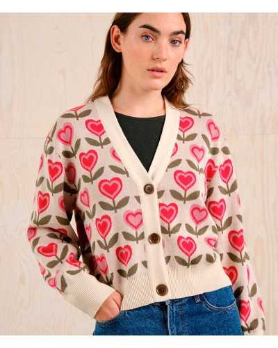 Dedicated Love Cardigan Flowers