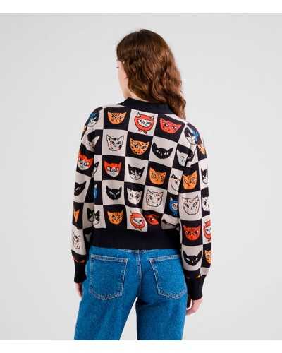 Dedicated Cat Bingo Cardigan Cats