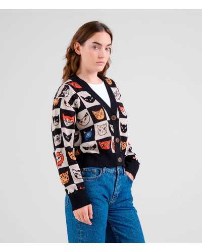 Dedicated Cat Bingo Cardigan Cats