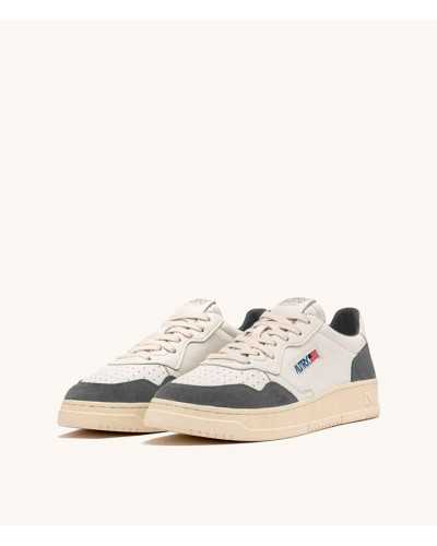 Autry Medalist Woman Suede Grey