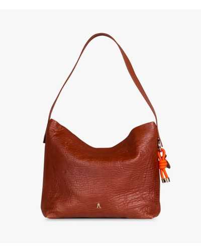 Craie Shift Lamb Bag Havanna