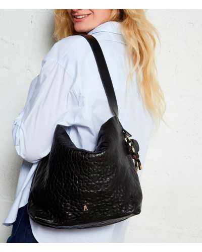 Craie Shift Lamb Bag Noir